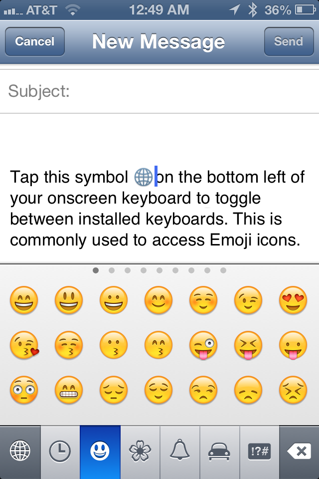 Emoji Text Messages Faces