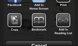 Add articles to Reading List in iOS 6