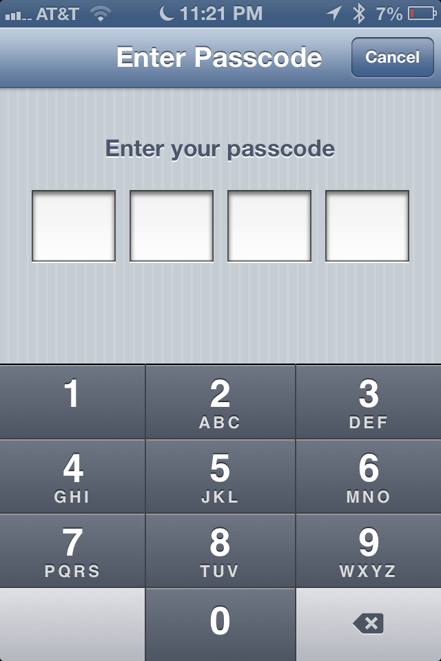 iphone password lock times
