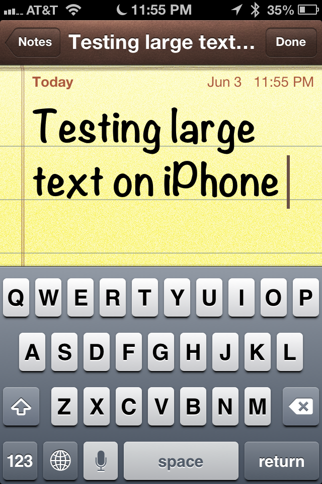 use-large-text-to-change-font-size-in-notes-app-teachmeios