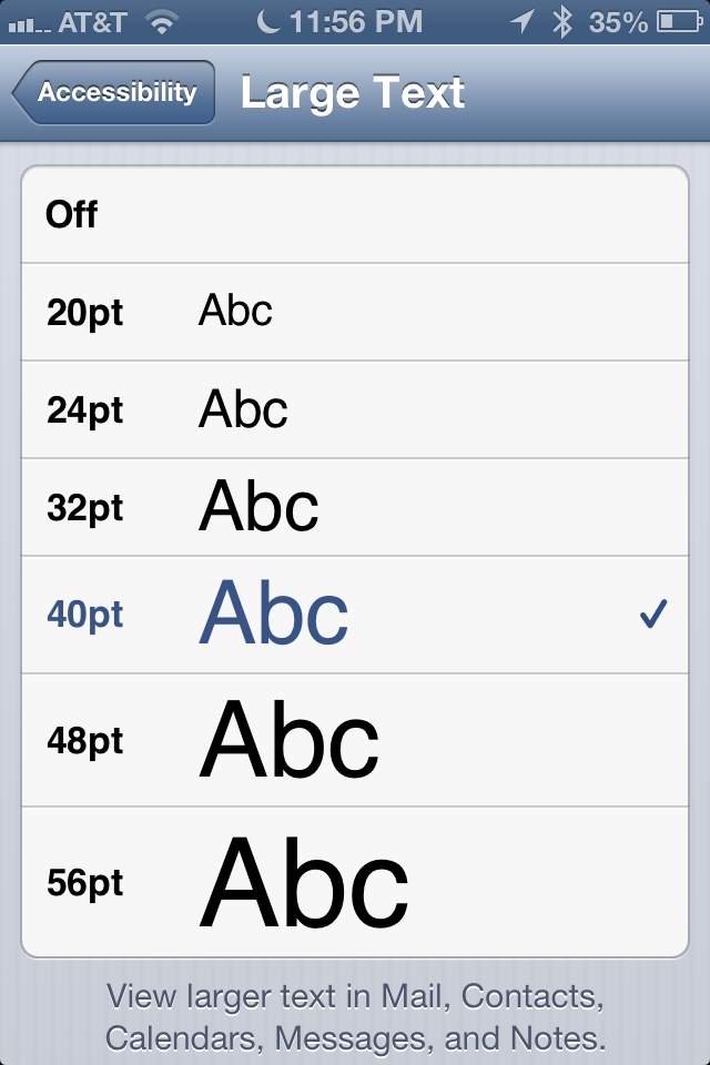 How to change font size of text messages on iPhone, iPad (Mini), and